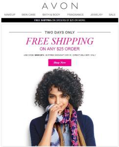Free Shipping March